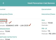 Bansos April 2026: PKH dan BPNT Tahap 2 Cair Akhir Bulan Ini, Cara Cek dan Daftarnya