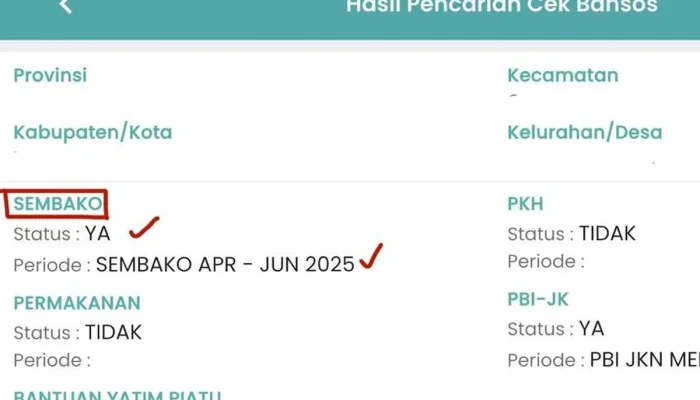Bansos April 2026: PKH dan BPNT Tahap 2 Cair Akhir Bulan Ini, Cara Cek dan Daftarnya