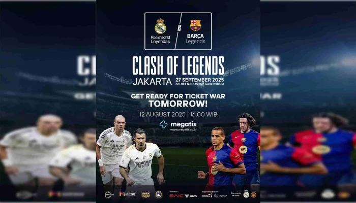 Barcelona Legends Hantam DRX 3-0 di Clash of Legends Jakarta, Rivaldo Buka Panggung dengan Sundulan Spektakuler