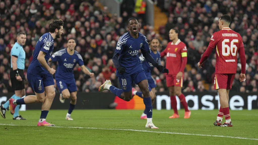 Dembele Ganda, PSG Hancurkan Harapan Liverpool di Anfield: 0-2, Tiket Semifinal Tersegel