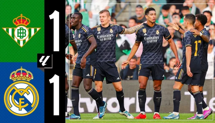 Drama 1-1 antara Real Betis vs Real Madrid Goyang Peringkat La Liga