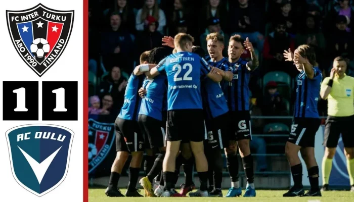 Inter Turku Raih Posisi Puncak Bersama Mariehamn, AC Oulu Tersingkir dalam Duel Menegangkan