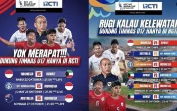 Jadwal Lengkap Live Streaming RCTI: Dari Sinetron Pagi hingga Siaran Langsung Timnas U‑17