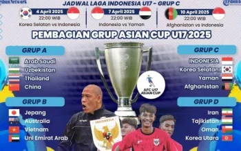 Jadwal Siaran RCTI: Timnas U-17 Indonesia vs China & Qatar, Plus Kemenangan Tenis Meja 2016 dan Sinetron Populer
