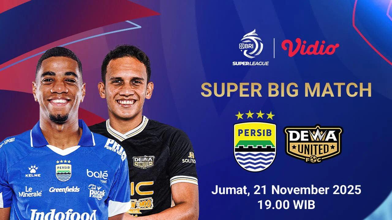 Jadwal Super League Pekan 28: Persib Bandung vs Dewa United dan Persija Jakarta Tundukkan PSBS Biak