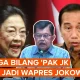 Jusuf Kalla Akui Diminta Megawati Jadi Wapres Pendamping Jokowi, PDIP Sebut Pengkhianatan dan Luka Politik