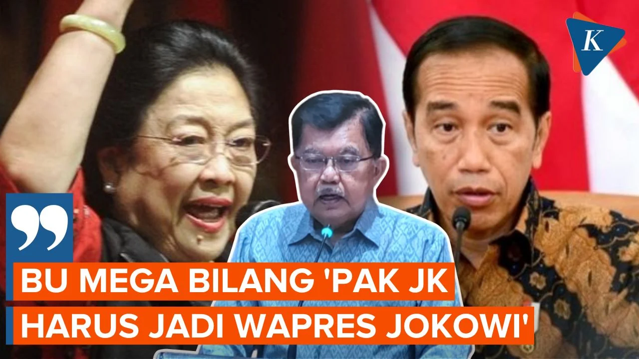 Jusuf Kalla Akui Diminta Megawati Jadi Wapres Pendamping Jokowi, PDIP Sebut Pengkhianatan dan Luka Politik