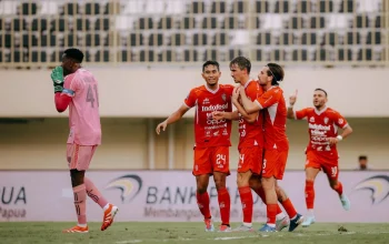 Malut United Hajar PSBS Biak 7-0, Pesta Gol Laskar Kie Raha Meroket di Maguwoharjo