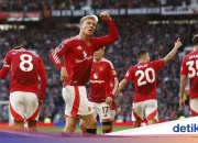 Man United Menang 2-1 atas Brentford, Carrick Bawa Setan Merah Mendekati Liga Champions