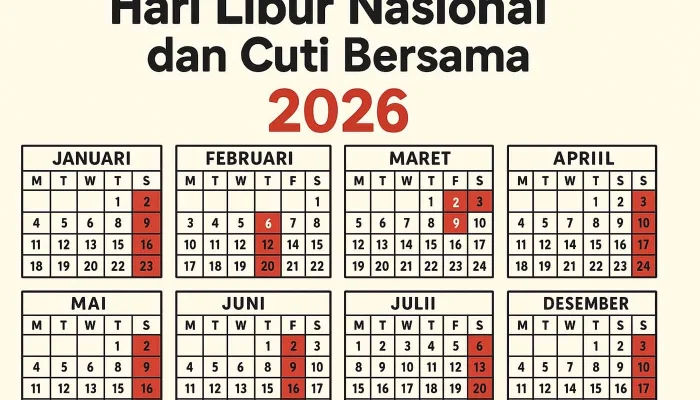 Mei 2026 Penuh Libur Nasional: 6 Tanggal Merah, 2 Cuti Bersama, dan 5 Long Weekend untuk Liburan Panjang