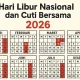 Mei 2026 Penuh Libur Nasional: 6 Tanggal Merah, 2 Cuti Bersama, dan 5 Long Weekend untuk Liburan Panjang