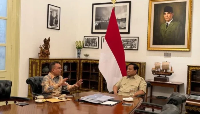 Prabowo Terima Dasco di Istana, Bahas Pertahanan Nasional dan Tegaskan Tanpa Rencana Merger Gerindra‑NasDem