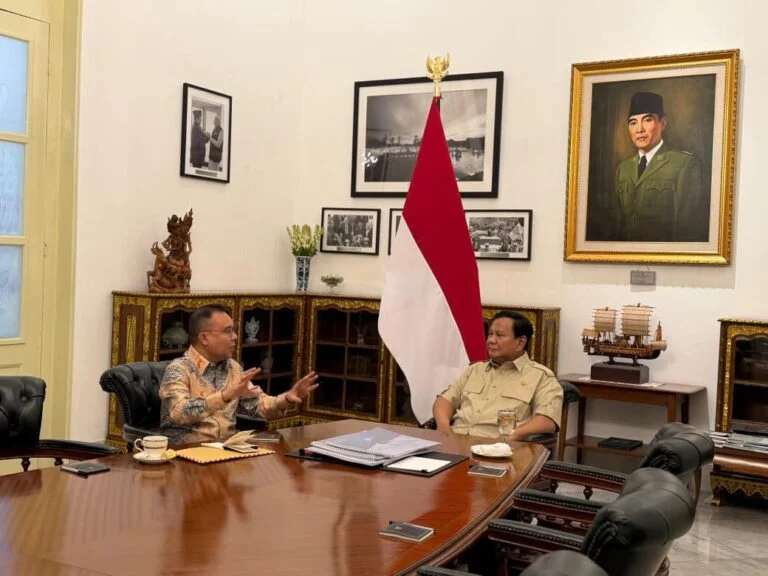 Prabowo Terima Dasco di Istana, Bahas Pertahanan Nasional dan Tegaskan Tanpa Rencana Merger Gerindra‑NasDem