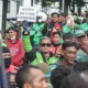 Puluhan Pengemudi Ojek Online Demonstrasi di Kantor Saiful Mujani, Tuntut Permintaan Maaf dan Penangkapan