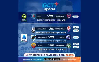 RCTI live: Jadwal Siaran Langsung Sepakbola dan Program Unggulan Pekan Ini