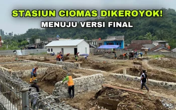 Stasiun Ciomas Rancamaya Siap Jadi Gerbang Baru, Memperpendek Jarak Bogor‑Bandung
