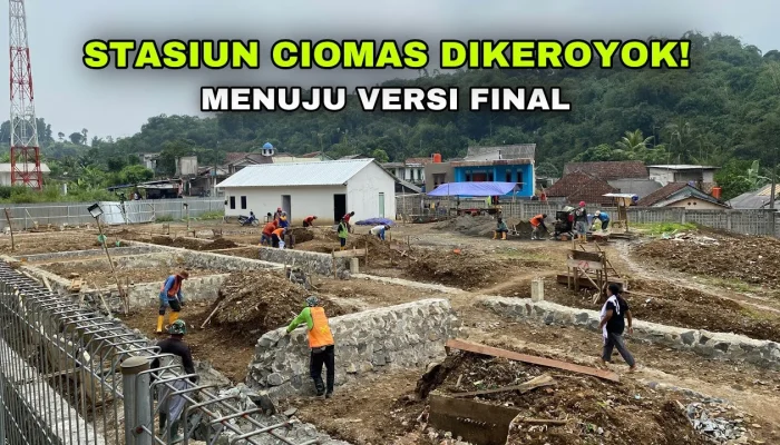 Stasiun Ciomas Rancamaya Siap Jadi Gerbang Baru, Memperpendek Jarak Bogor‑Bandung