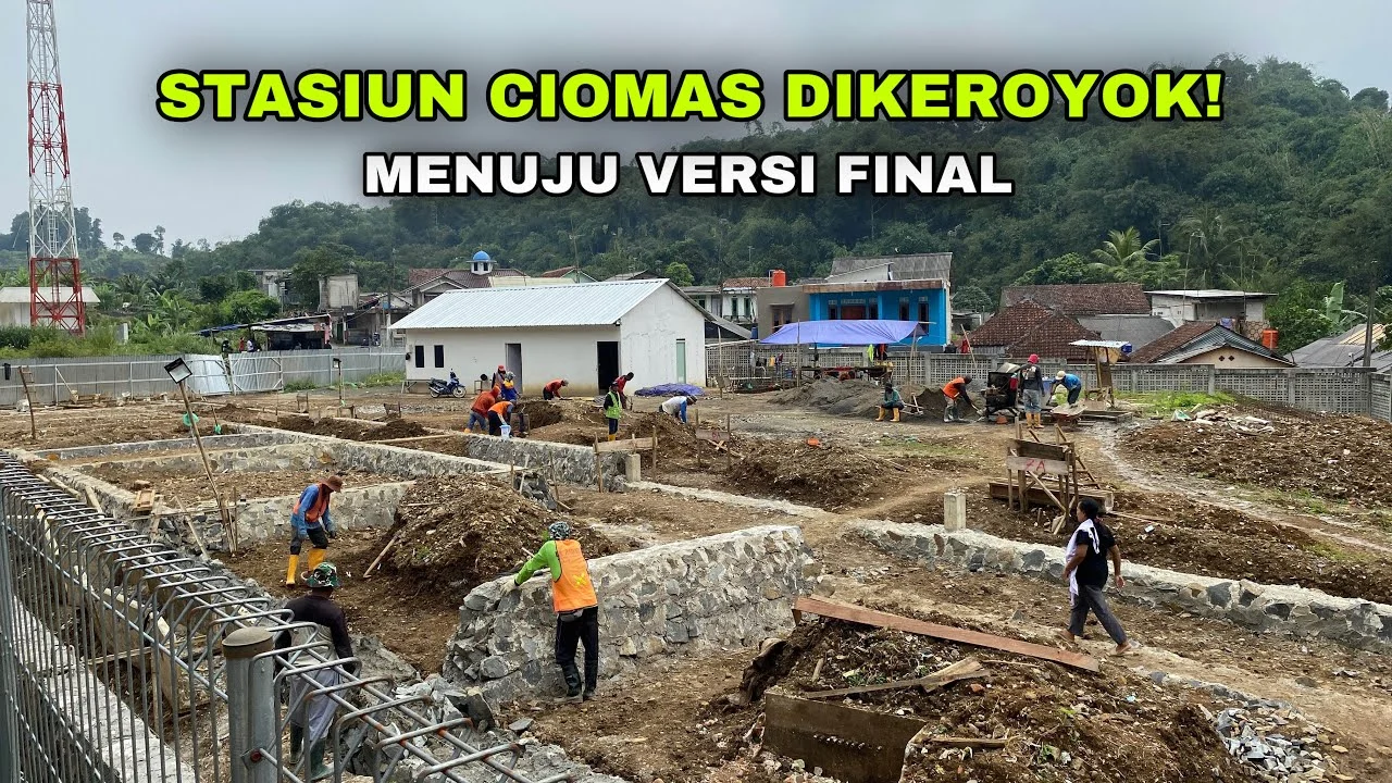 Stasiun Ciomas Rancamaya Siap Jadi Gerbang Baru, Memperpendek Jarak Bogor‑Bandung