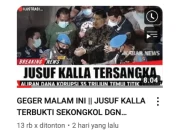Video Hoaks Jusuf Kalla Bikin Polemik: PGI Ungkap Potongan yang Menyesatkan
