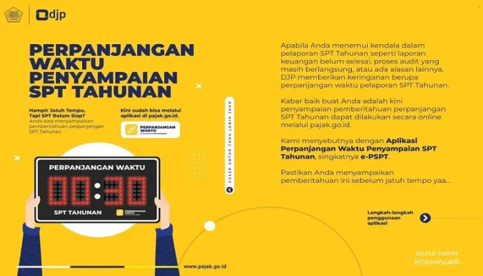 13,06 Juta SPT Tahunan Tercatat, Batas WP Badan Diperpanjang hingga 31 Mei 2026