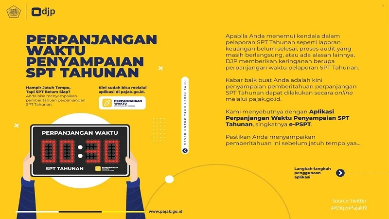 13,06 Juta SPT Tahunan Tercatat, Batas WP Badan Diperpanjang hingga 31 Mei 2026