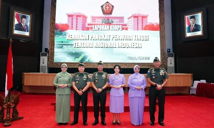 32 Perwira Tinggi TNI Naik Pangkat, Ada Danjen Akademi Hingga Kapuspen
