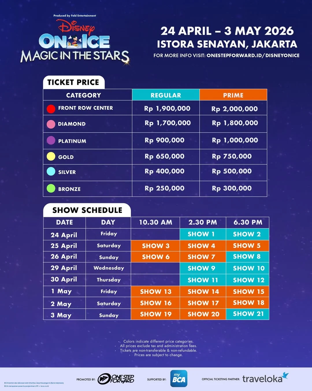 8 Potret Seleb Ajak Anak Nonton Disney on Ice 2026 di Jakarta, Gemas!