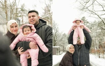 Aisha, Anak Miskah Shafa, Curi Perhatian dengan Gaya Outfit Menggemaskan