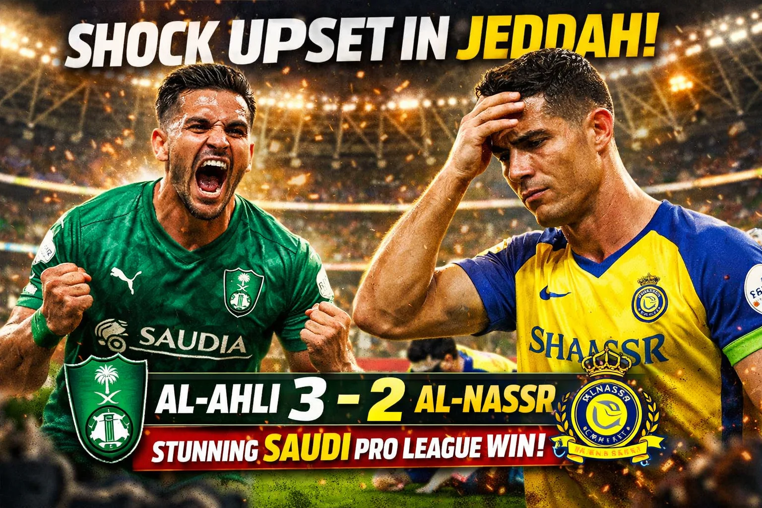 Al Ahli Jeddah dan Al Nassr Berebut Gelar di Liga Saudi