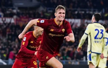 AS Roma Pastikan Tiket Liga Champions Usai Mengalahkan Hellas Verona