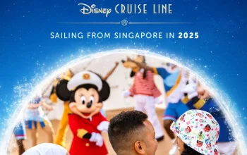 Ashanty dan Keluarga Menghabiskan Waktu di Disney Cruise Singapore