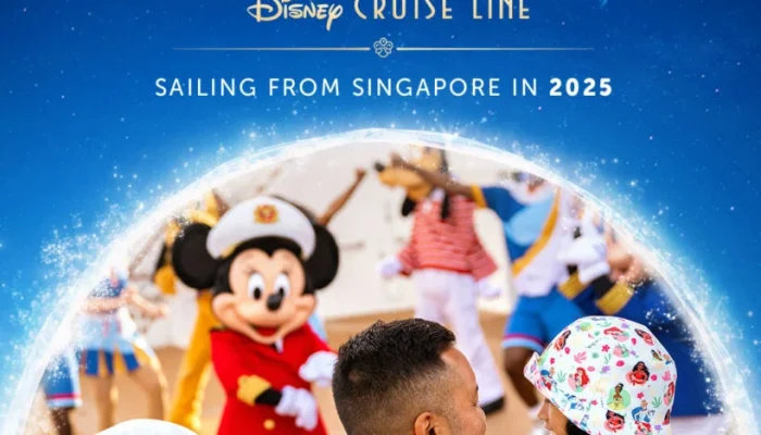 Ashanty dan Keluarga Menghabiskan Waktu di Disney Cruise Singapore
