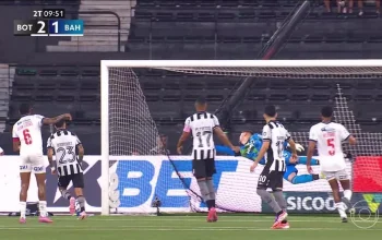 Bahia Mengalahkan Botafogo dengan Skor 2-1 di Liga Brasileirão