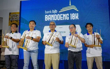Bank BJB Dukung Bandoeng 10K, Mendorong Pariwisata dan Ekonomi Lokal