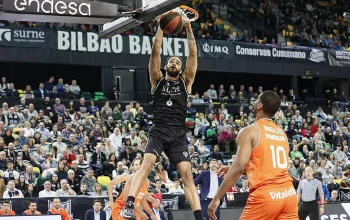 Bilbao Basket Tetap di Posisi 8 Setelah Kalah dari Valencia