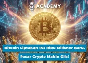 Bitcoin Melambung Tinggi, 145 Ribu Orang Kaya Baru Muncul