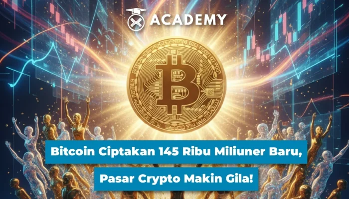 Bitcoin Melambung Tinggi, 145 Ribu Orang Kaya Baru Muncul