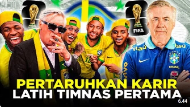 Brasil Siap Menghadapi Piala Dunia 2026 dengan Pelatih Baru Carlo Ancelotti