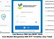 Cara Cek Bansos PKH dan BPNT 2026 dengan NIK KTP, Apakah Nama Anda Terdaftar?