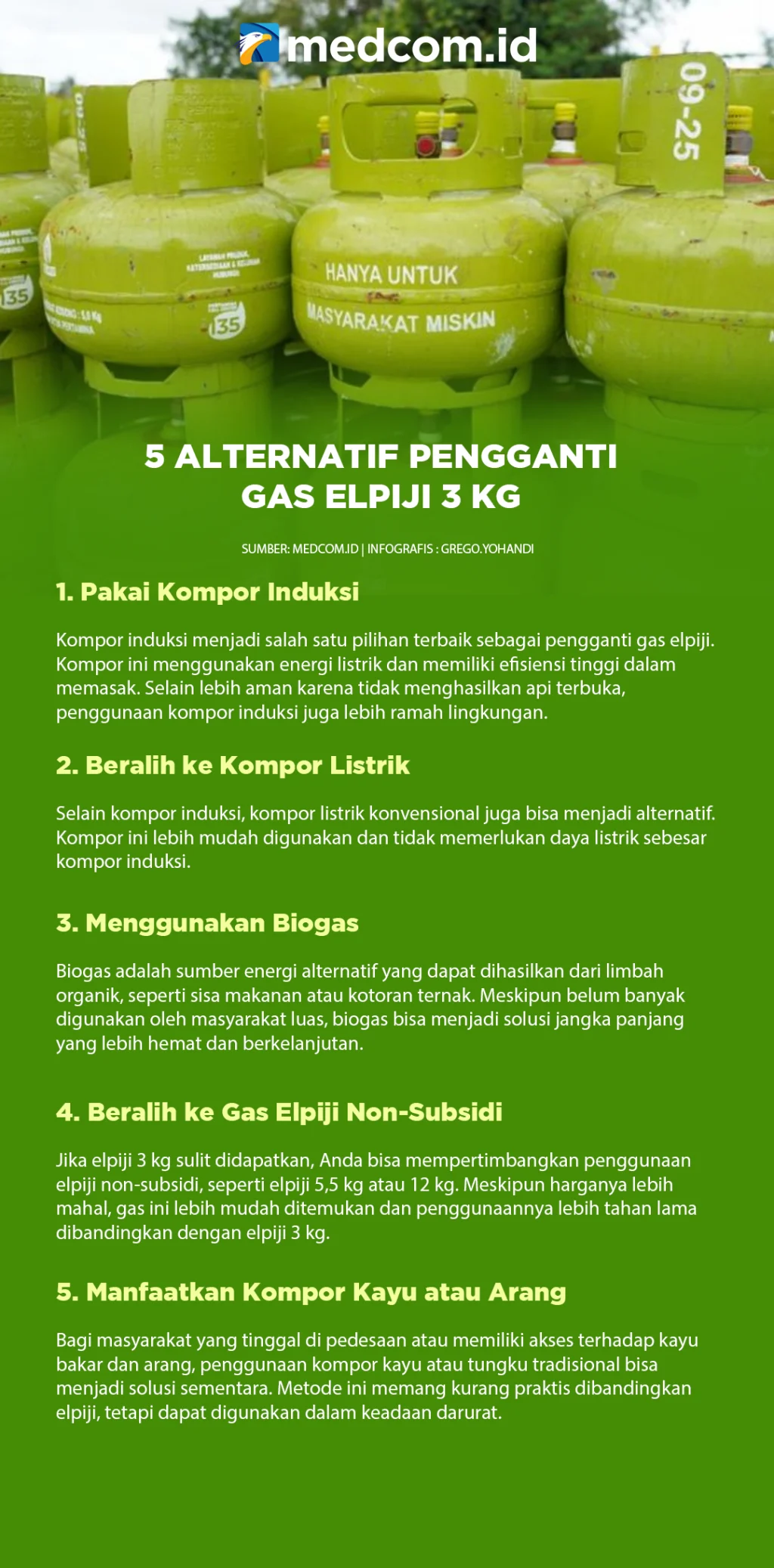 CNG, Alternatif LPG 3 Kg yang Lebih Ramah Lingkungan dan Murah