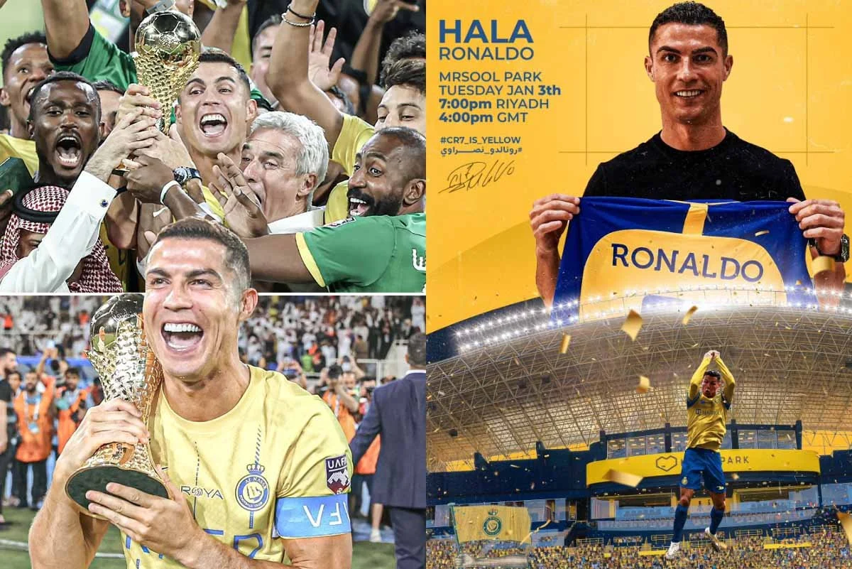Cristiano Ronaldo Raih Gelar Perdana di Liga Arab Saudi Bersama Al Nassr