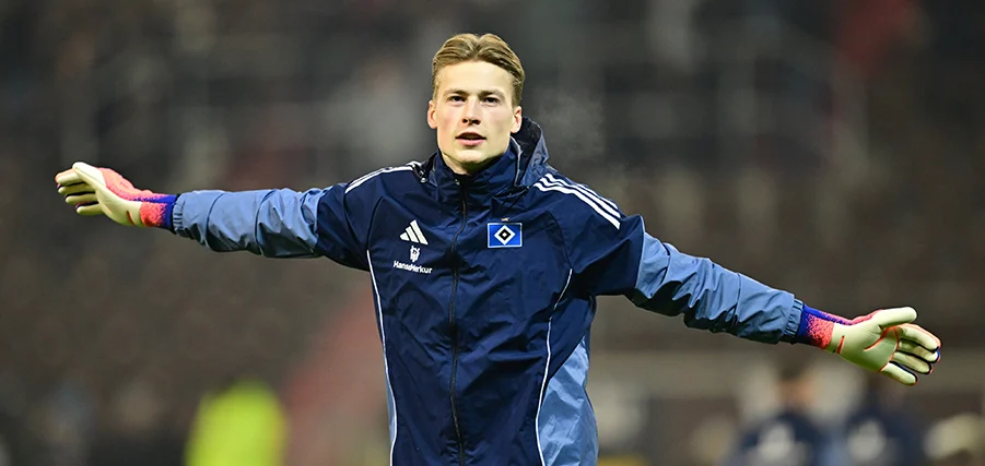Debut Impresif Sander Tangvik, HSV Tahan Imbang Leverkusen