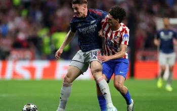 Declan Rice Terancam Sanksi UEFA Setelah Kritik Wasit di Laga Champions Arsenal vs Atletico Madrid