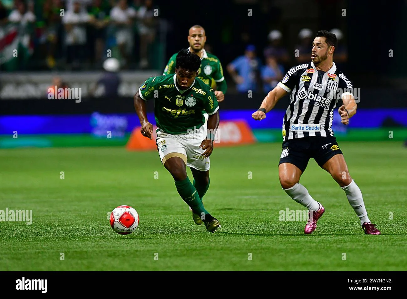 Derby Lincah di Allianz Arena: Palmeiras vs Santos Berujung Imbang 1-1, Gap Poin Terus Membesar