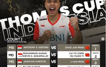 Drama Perempat Final Thomas Cup 2026: China dan Malaysia Duel Sengit, Sementara Indonesia dan Jepang Tampil Gemilang di Uber Cup