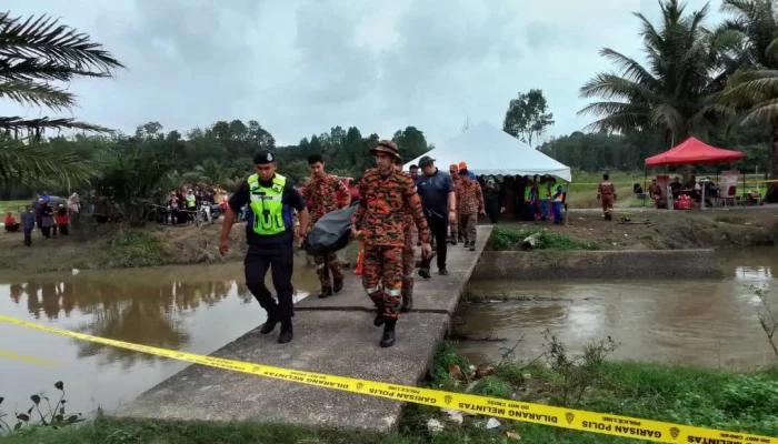 Dua Beradik Lemas di Sungai Beril: Mayat Abang Ditemukan