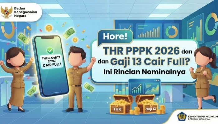 Gaji ke-13 PNS Tahun 2026 Segera Cair: Ini Jadwal dan Nominalnya