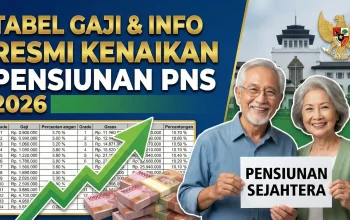 Gaji Pensiunan PNS Mei 2026 Naik Signifikan, Pemerintah Tetapkan Uang Makan dan Tunjangan Baru