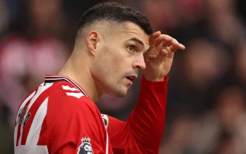 Granit Xhaka Menyampaikan Pesan untuk Fans Sunderland yang Mengharukan
