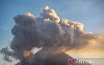 Gunung Merapi Memuntahkan Awan Panas Usai Hujan Lebat, Evakuasi Darurat Digerakkan